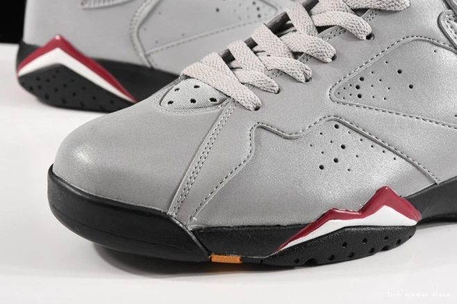 Rep LUCY Reflective Jordan Air 7 Cardinal BV6281-006 0820